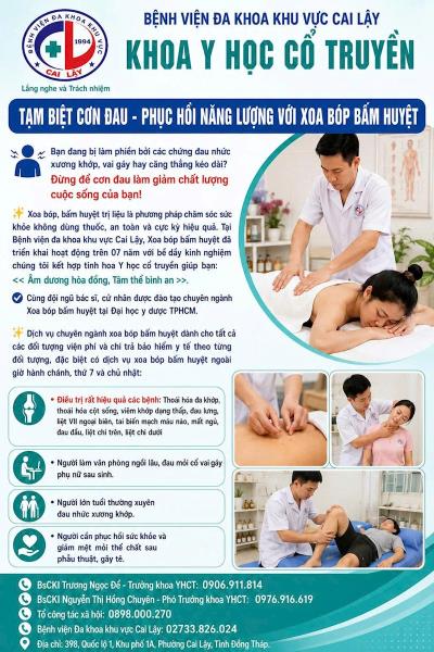 Tạm biệt cơn đau - Phục hồi năng lượng với xoa bóp bấm huyệt